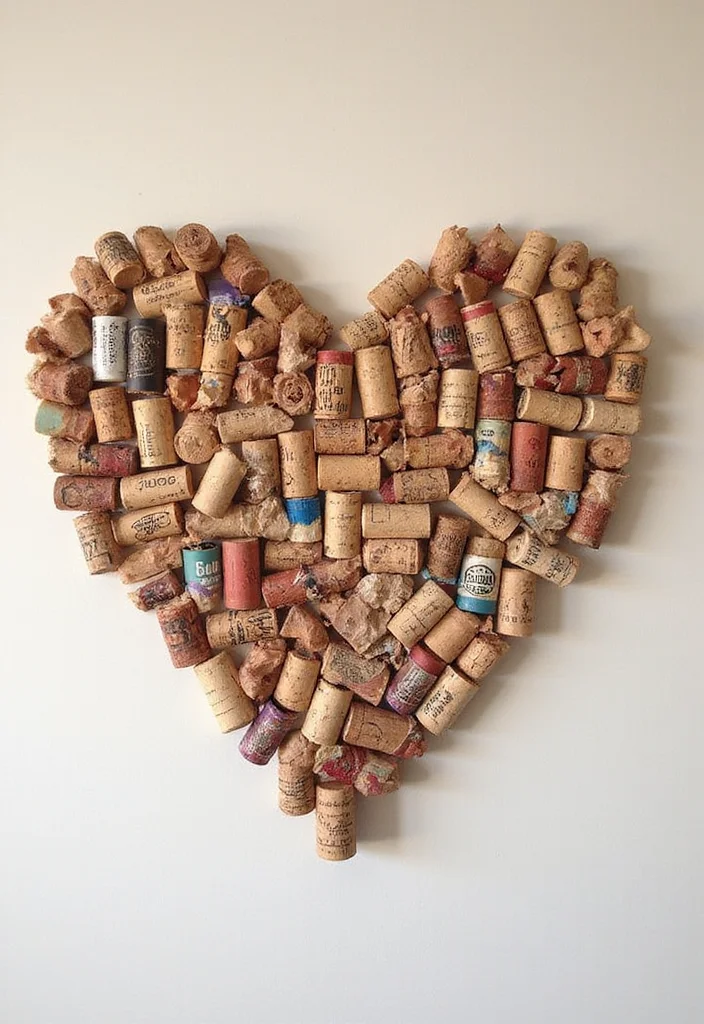 10 Cheap Wall Decor Ideas for Easy Budget Transformation 1 10 Cheap Wall Decor Ideas for Easy Budget Transformation - 1. Upcycled Wine Cork Wall Art
