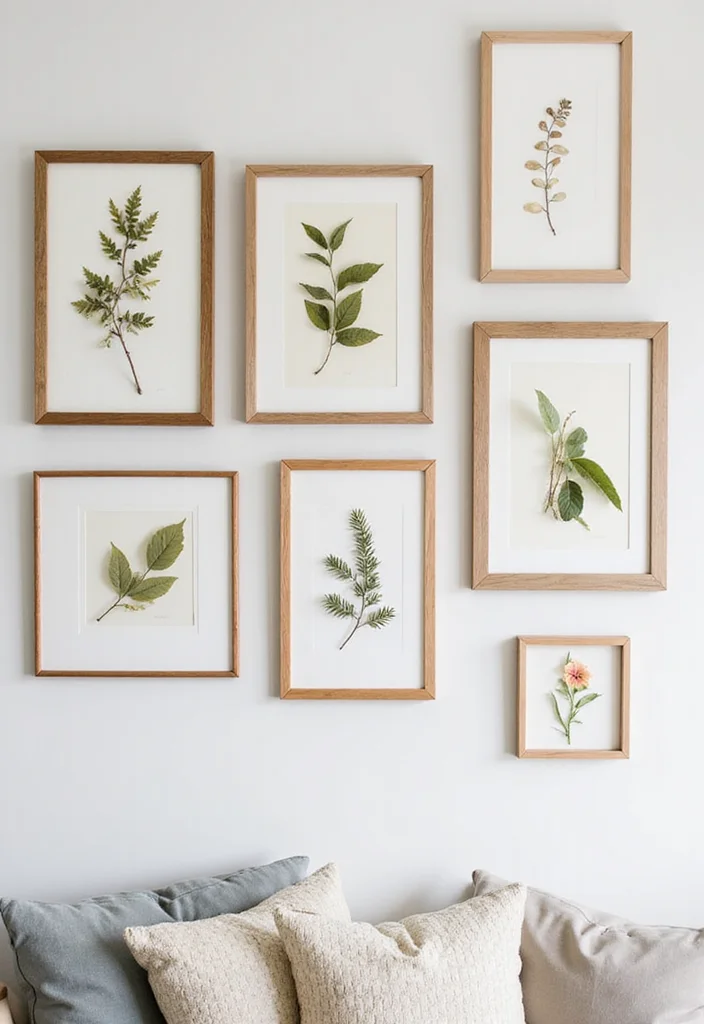 10 Cheap Wall Decor Ideas for Easy Budget Transformation 12 10 Cheap Wall Decor Ideas for Easy Budget Transformation - 2. Framed Nature Art