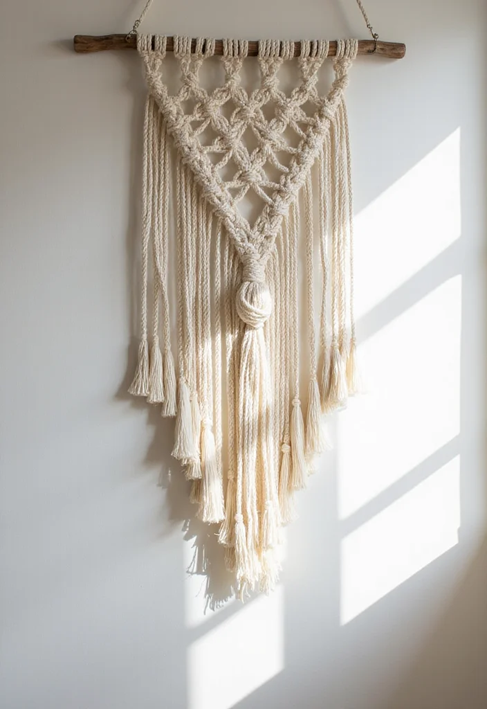 10 Cheap Wall Decor Ideas for Easy Budget Transformation 45 10 Cheap Wall Decor Ideas for Easy Budget Transformation - 5. DIY Macrame Wall Decor