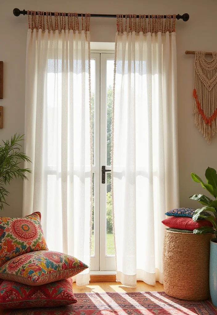 10 Curtain Clips Ideas for Easy Smooth Hanging 12 10 Curtain Clips Ideas for Easy Smooth Hanging - 2. Beaded Clips for a Touch of Elegance