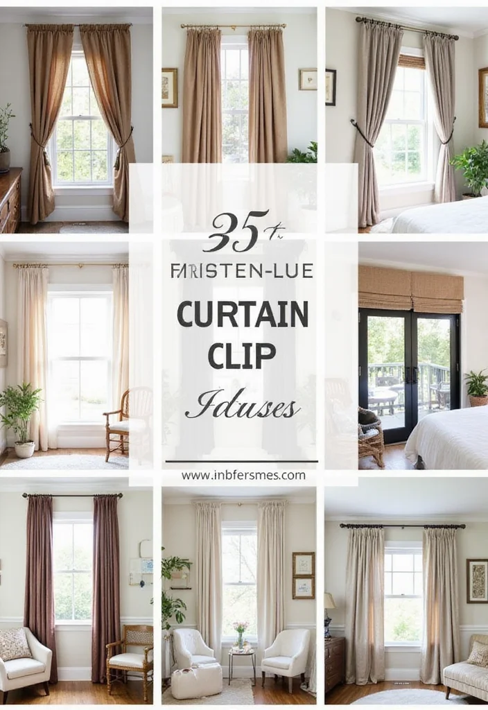 10 Curtain Clips Ideas for Easy Smooth Hanging 111 10 Curtain Clips Ideas for Easy Smooth Hanging - Conclusion