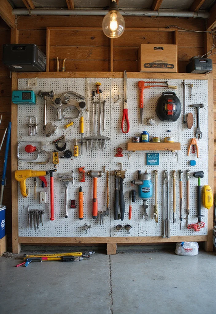 10 Garage Wall Decor Ideas for Organized Practical Style 1 10 Garage Wall Decor Ideas for Organized Practical Style - 1. Pegboard Perfection