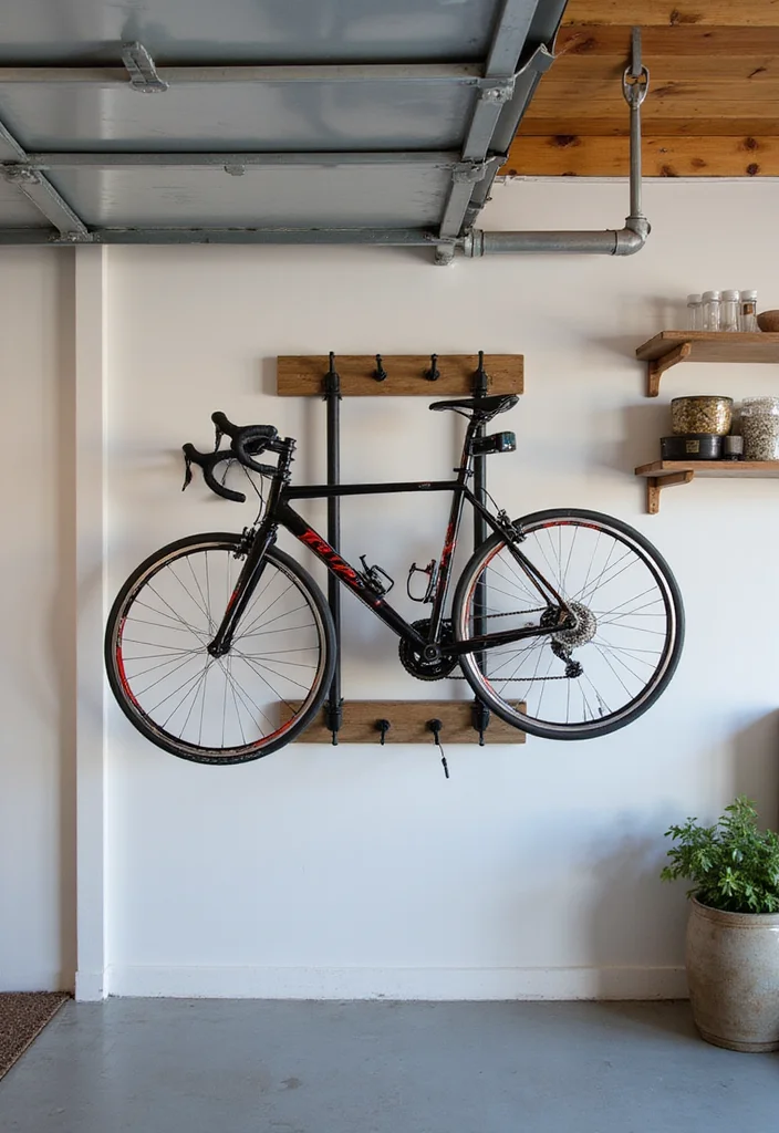 10 Garage Wall Decor Ideas for Organized Practical Style 45 10 Garage Wall Decor Ideas for Organized Practical Style - 5. Wall-Mounted Bike Racks