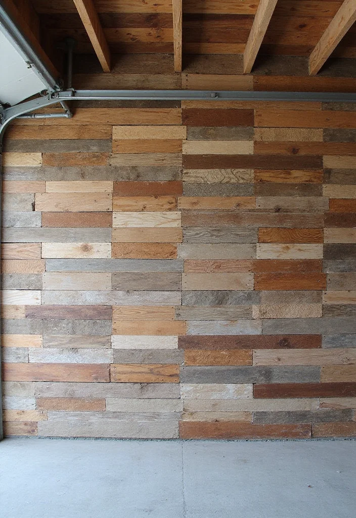 10 Garage Wall Decor Ideas for Organized Practical Style 67 10 Garage Wall Decor Ideas for Organized Practical Style - 7. Reclaimed Wood Panels