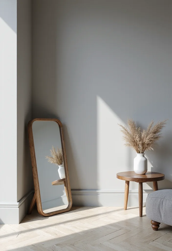 10 Grey Wall Decor Ideas for Calm Versatile Neutrals 56 10 Grey Wall Decor Ideas for Calm Versatile Neutrals - 6. Mirrors for Light and Space