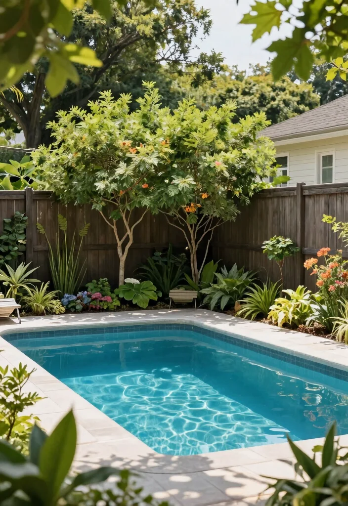 10 Inground Pool Fence Ideas That Blend with Landscaping 8. Living Fencing 0