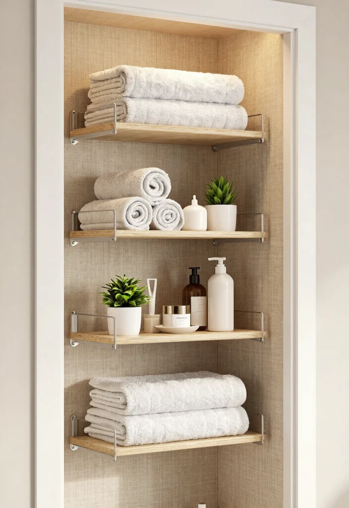 10 Linen Closet Organization Ideas for Easy Everyday Access 5 10 Linen Closet Organization Ideas for Easy Everyday Access 5. Utilize Hanging Shelves 0