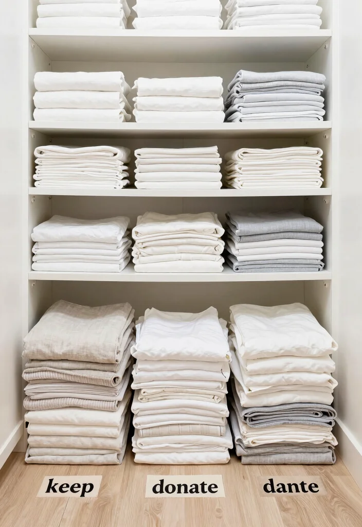 10 Linen Closet Organization Ideas for Easy Everyday Access 9 10 Linen Closet Organization Ideas for Easy Everyday Access 9. Declutter Regularly 0