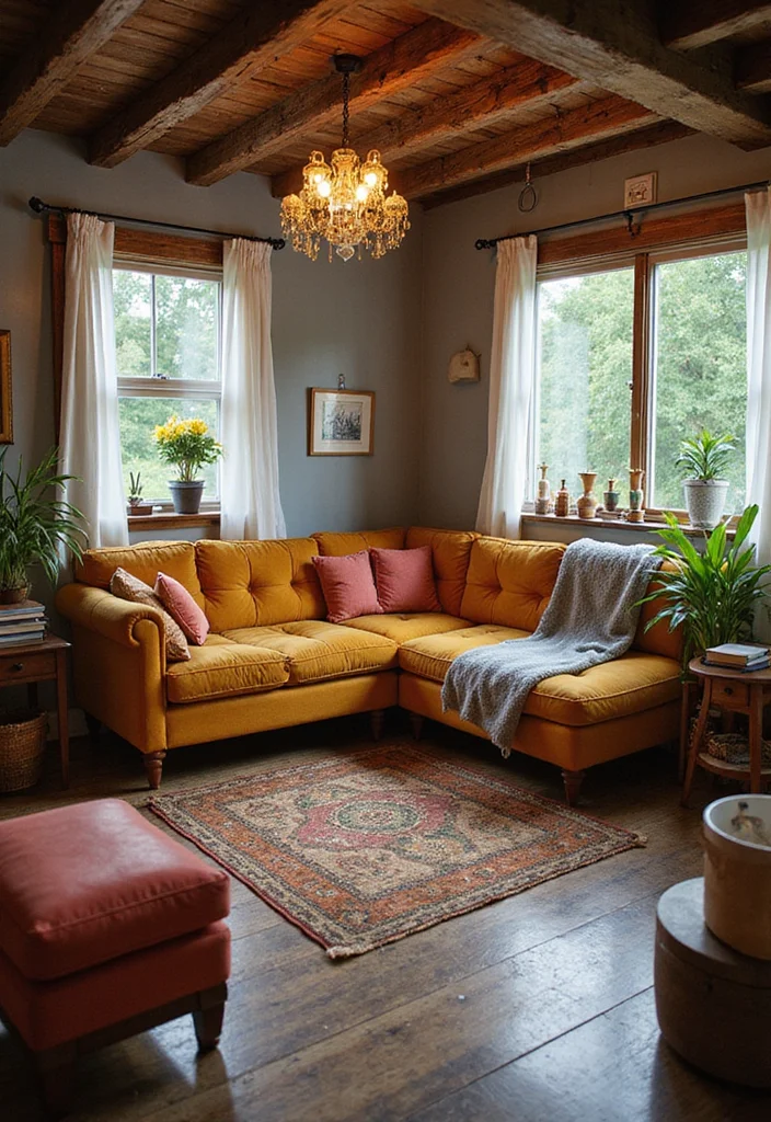 10 Retro Basement Ideas for Playful Vintage Character 56 10 Retro Basement Ideas for Playful Vintage Character - 6. Vintage Furniture Revival