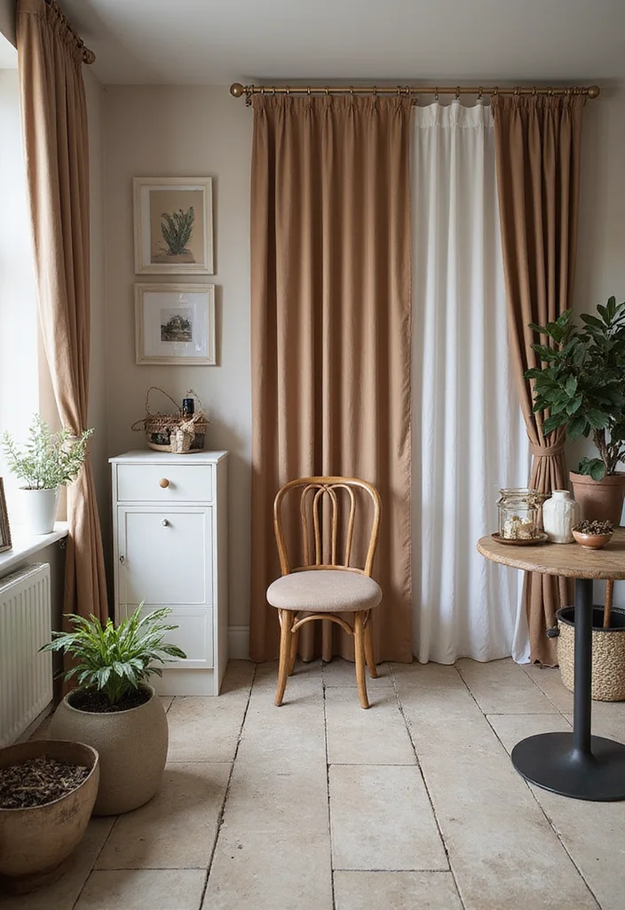 10 Salon Curtain Ideas for Stylish Functional Partitions 100 10 Salon Curtain Ideas for Stylish Functional Partitions - 10. Smart Storage Solutions