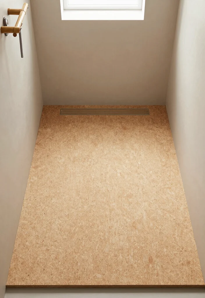 10 Shower Floor Tile Ideas That Are Stylish and Slip Resistant 6. Cork Tiles 0