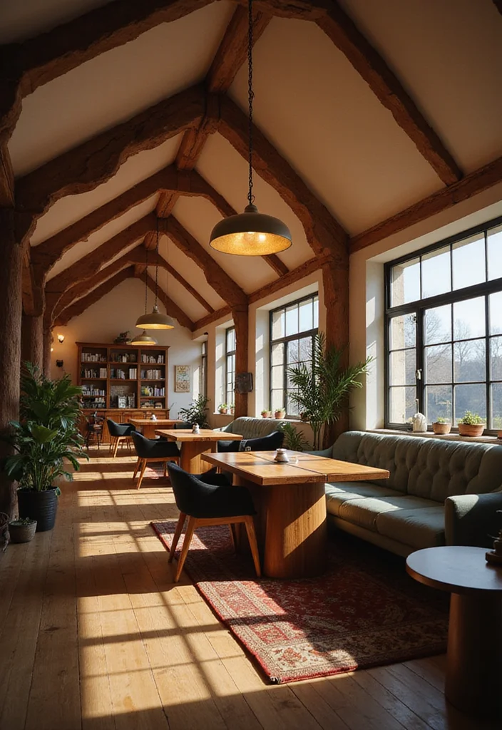 10 Slanted Ceiling Office Ideas for Smart Angled Layouts 67 10 Slanted Ceiling Office Ideas for Smart Angled Layouts - 7. Light Fixtures that Enhance Angles