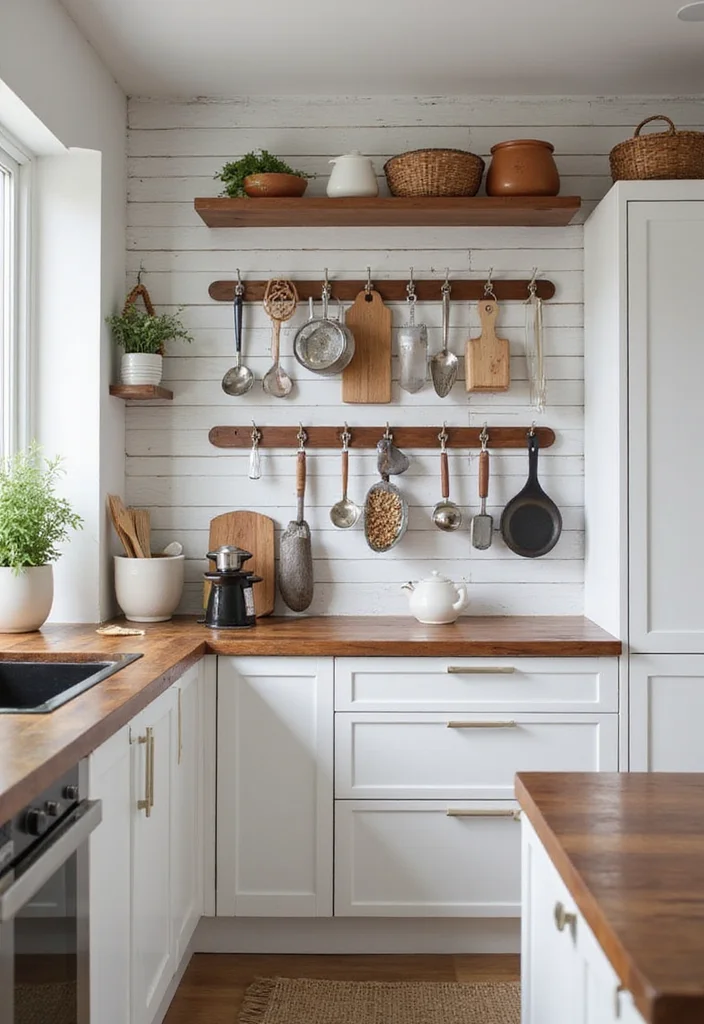 10 Slat Wall Decor Ideas for Flexible Storage and Display 78 10 Slat Wall Decor Ideas for Flexible Storage and Display - 8. Kitchen Organization Marvel