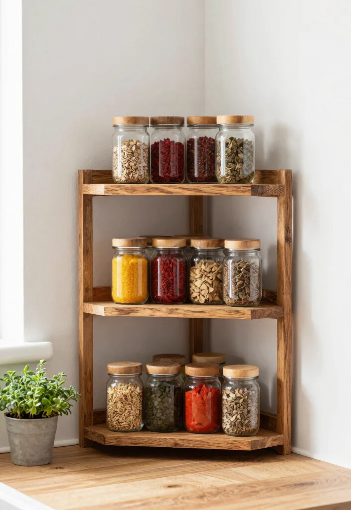 10 Small Corner Pantry Ideas That Make Use of Dead Space 3 10 Small Corner Pantry Ideas That Make Use of Dead Space 3. Corner Spice Rack 0