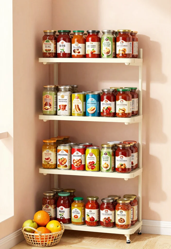 10 Small Pantry Shelving Ideas to Increase Storage Space 2 10 Small Pantry Shelving Ideas to Increase Storage Space 2. Tiered Racks for Optimal Visibility 0