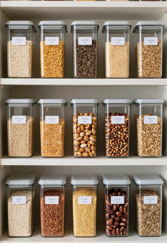 10 Small Pantry Shelving Ideas to Increase Storage Space 7 10 Small Pantry Shelving Ideas to Increase Storage Space 7. Clear Containers for Easy Visibility 0