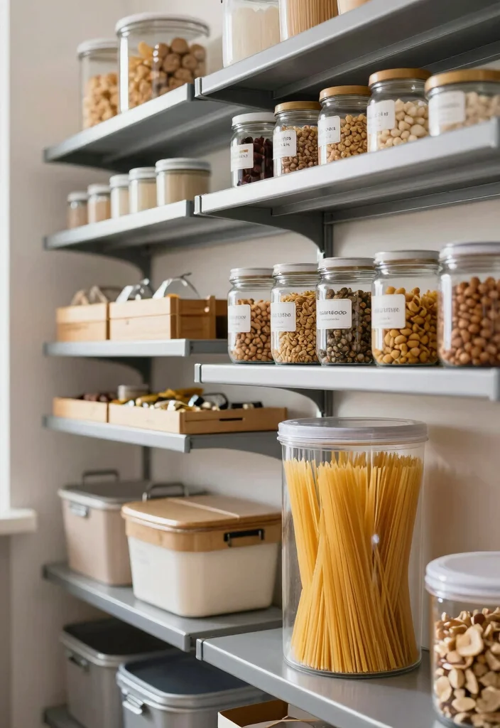 10 Small Pantry Shelving Ideas to Increase Storage Space 9 10 Small Pantry Shelving Ideas to Increase Storage Space 9. Adjustable Shelving for Versatility 0