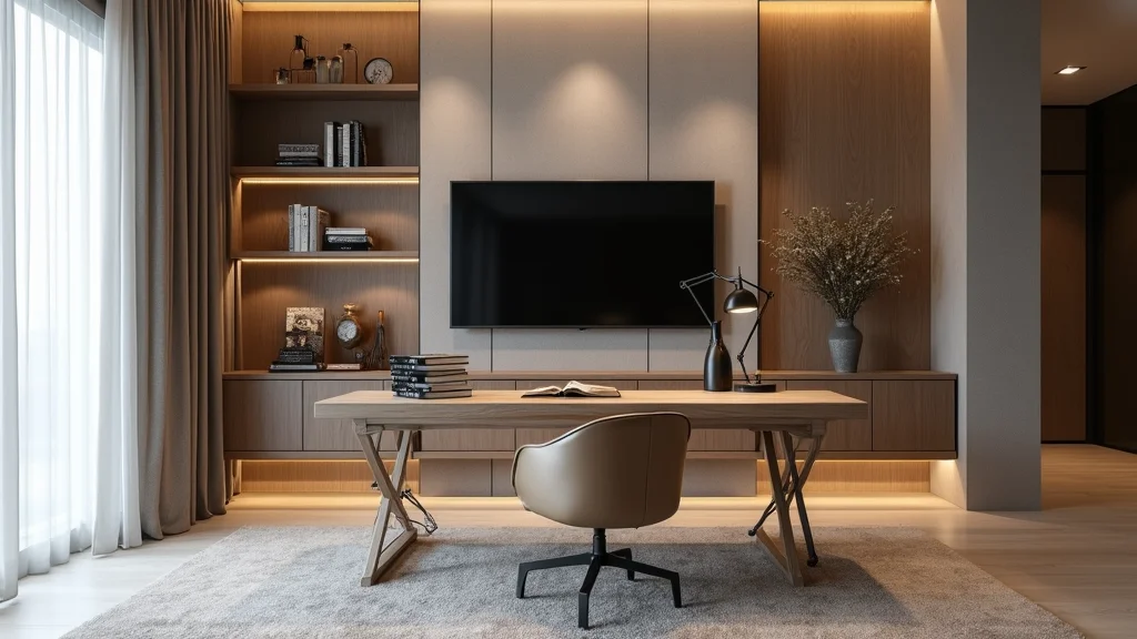 10 TV in Office Ideas for Clean Integrated Setup