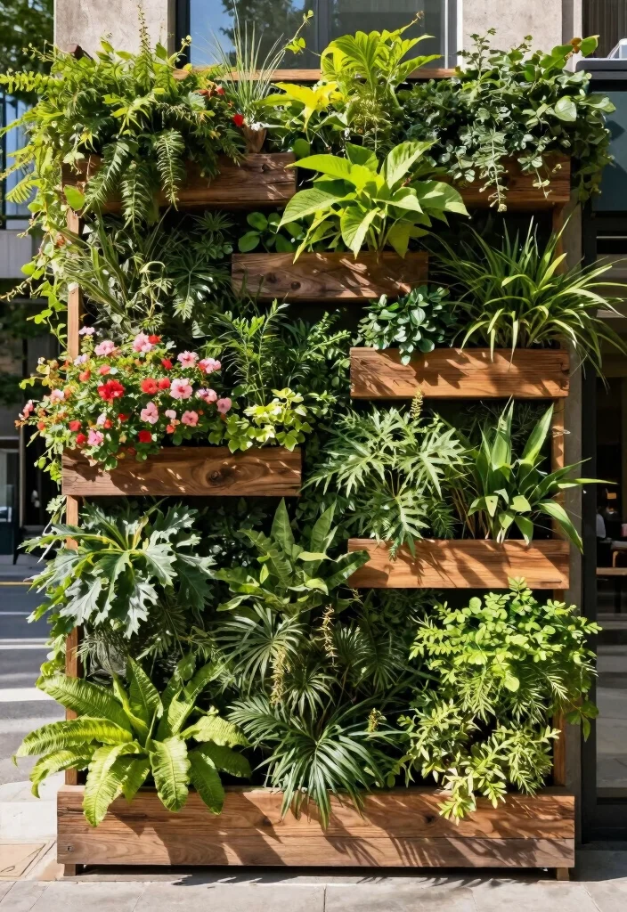 10 Vertical Sleeper Garden Ideas for Modern Outdoor Walls 3 10 Vertical Sleeper Garden Ideas for Modern Outdoor Walls 3. Green Wall with Climbing Plants 0