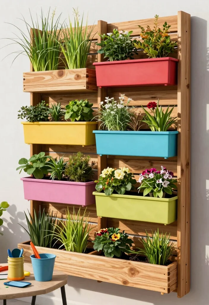 10 Vertical Sleeper Garden Ideas for Modern Outdoor Walls 6 10 Vertical Sleeper Garden Ideas for Modern Outdoor Walls 6. Modular Vertical Garden System 0