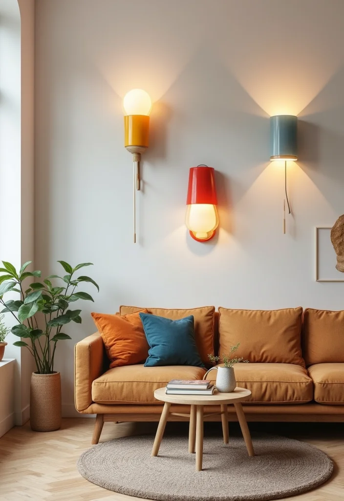 10 Wall Sconces Decor Ideas for Soft Ambient Lighting 100 10 Wall Sconces Decor Ideas for Soft Ambient Lighting - 10. Mid-Century Modern Style