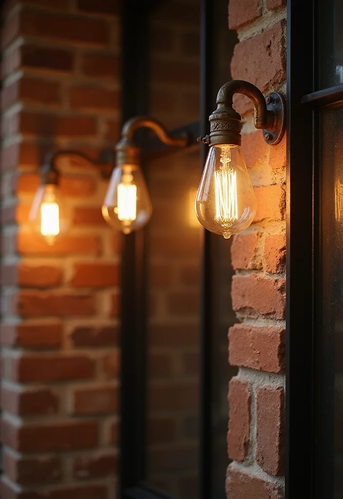 10 Wall Sconces Decor Ideas for Soft Ambient Lighting 34 10 Wall Sconces Decor Ideas for Soft Ambient Lighting - 4. Vintage Industrial Chic