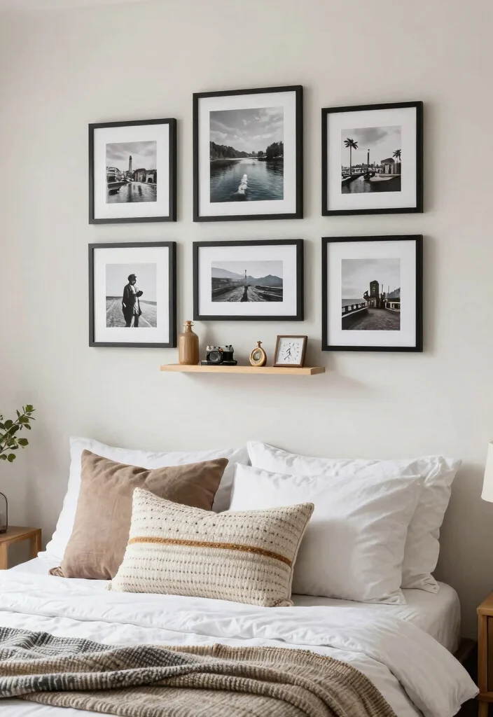 12 Aesthetic Bedroom Ideas for Men with a Clean Modern Look 12. Personal Touches 0