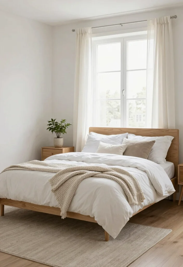 12 Aesthetic Bedroom Ideas for Men with a Clean Modern Look 2. Scandinavian Serenity 0