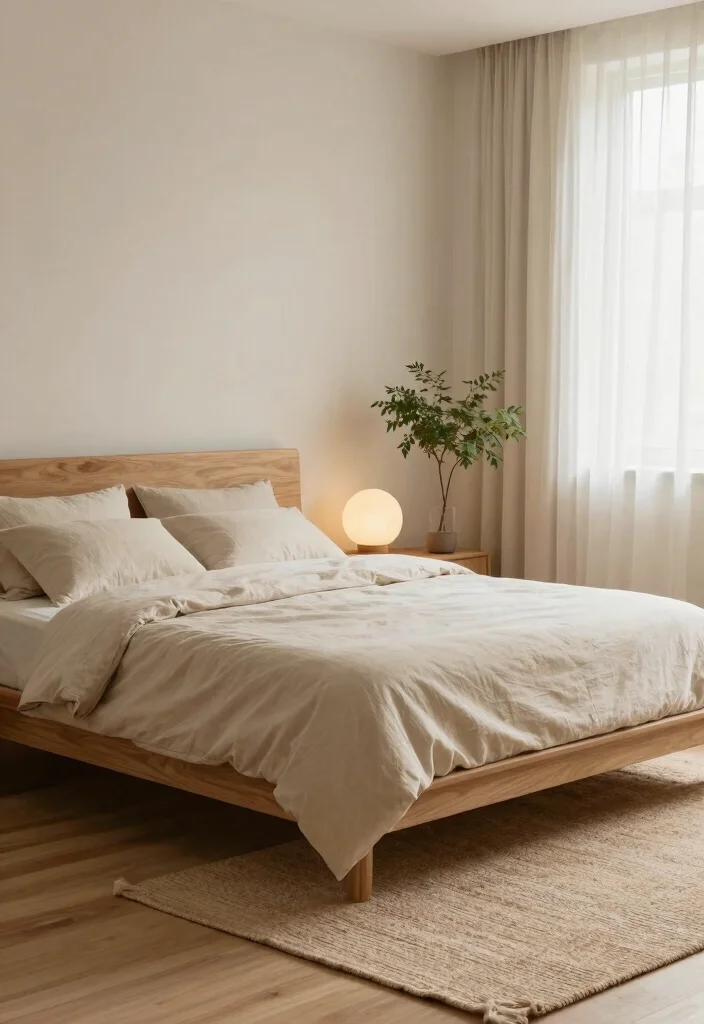 12 Aesthetic Bedroom Ideas for Men with a Clean Modern Look 4. Minimalist Zen 0