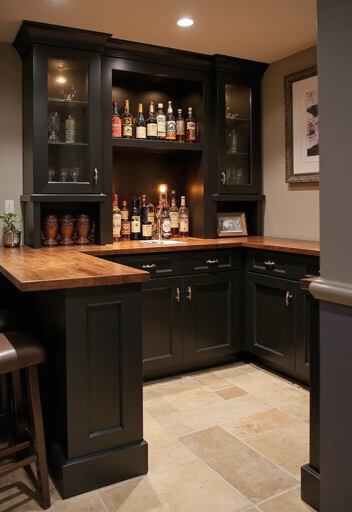 12 Basement Island Bar Ideas for Fun Social Entertaining 100 12 Basement Island Bar Ideas for Fun Social Entertaining - 10. Functional Bar with Hidden Features