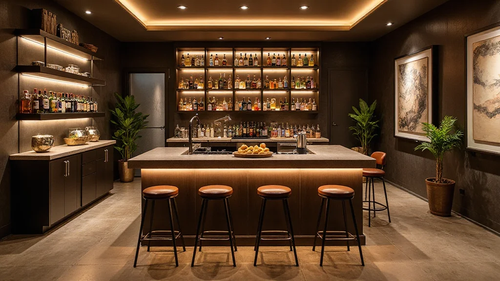 12 Basement Island Bar Ideas for Fun Social Entertaining