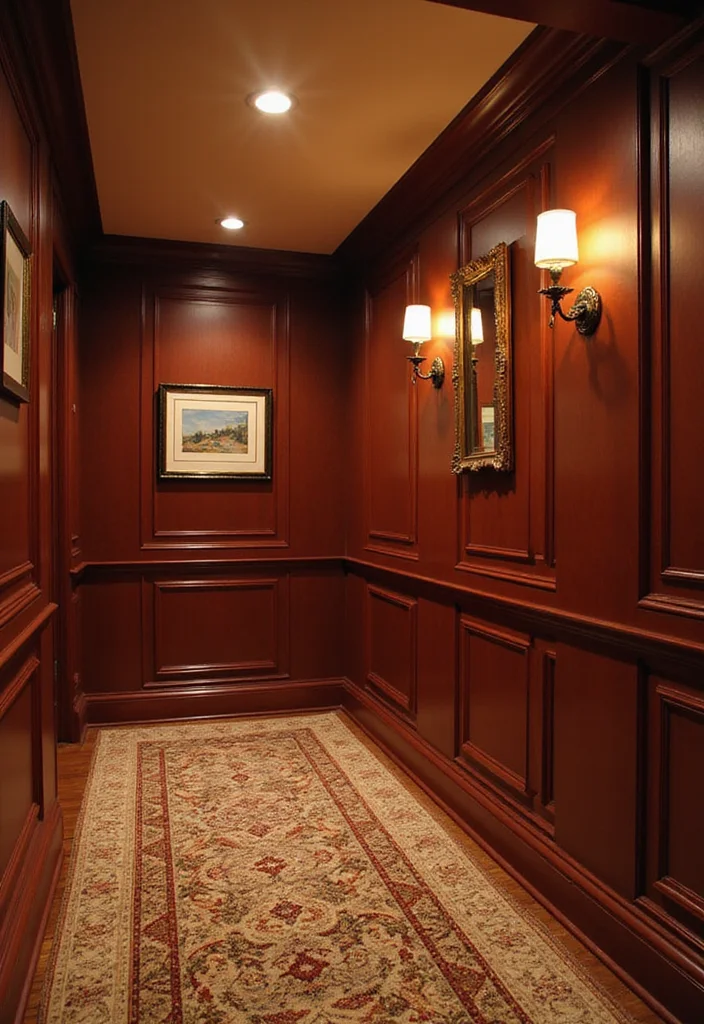 12 Basement Wainscoting Ideas for Classic Textured Detail 23 12 Basement Wainscoting Ideas for Classic Textured Detail - 3. Elegant Raised Panels