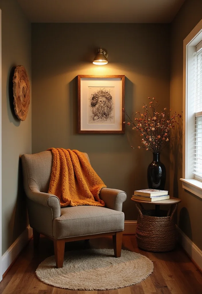 12 Basic Basement Ideas for Simple Functional Living - 1. Cozy Reading Nook