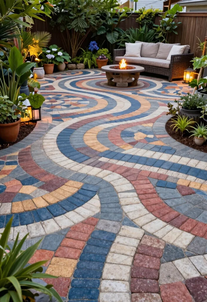 12 Budget Friendly Paver Patio Ideas That Look High End - 8. DIY Paver Patterns 1