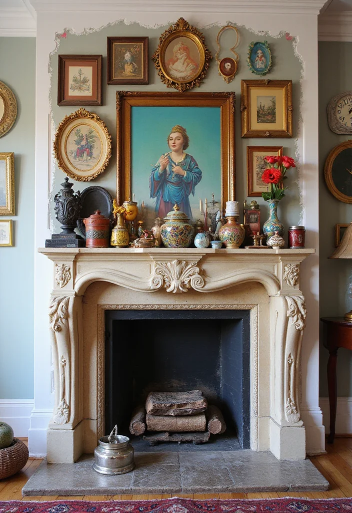 12 Fireplace Alcove Ideas for Stylish Built In Character 111 12 Fireplace Alcove Ideas for Stylish Built In Character - 11. Eclectic Style Alcove