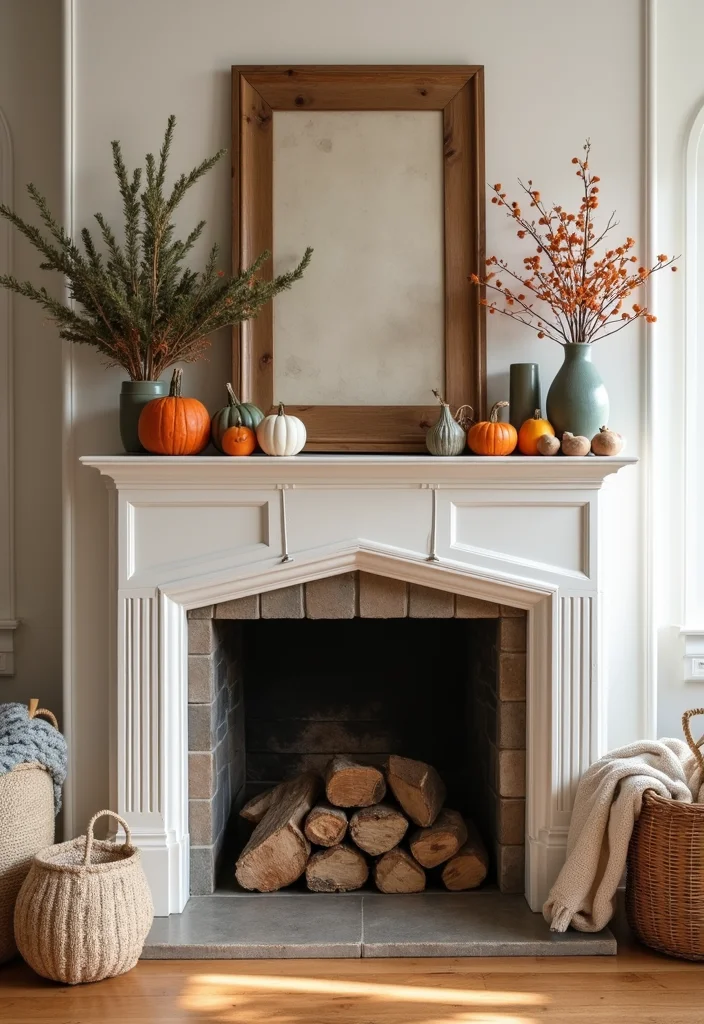 12 Fireplace Alcove Ideas for Stylish Built In Character 122 12 Fireplace Alcove Ideas for Stylish Built In Character - 12. Seasonal Decor Alcove
