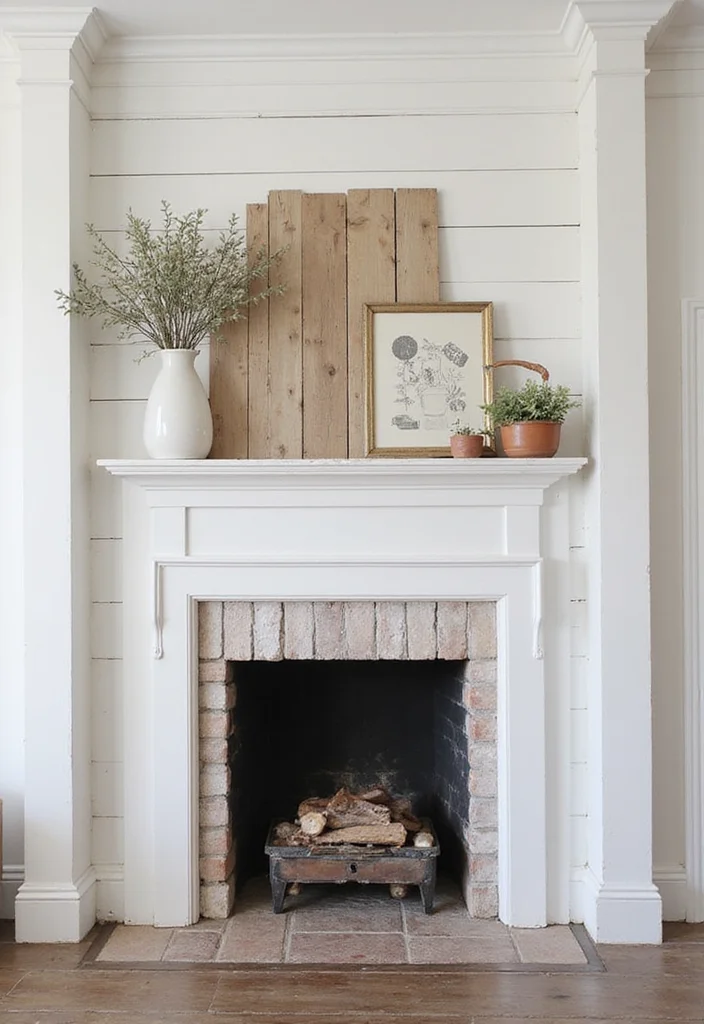 12 Fireplace Alcove Ideas for Stylish Built In Character 34 12 Fireplace Alcove Ideas for Stylish Built In Character - 4. Farmhouse Chic Fireplace Alcove