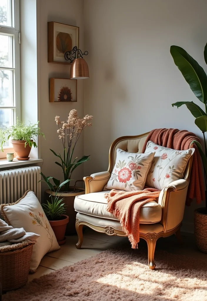 12 French Country Office Ideas for Soft Elegant Warmth 34 12 French Country Office Ideas for Soft Elegant Warmth - 4. Cozy Textiles