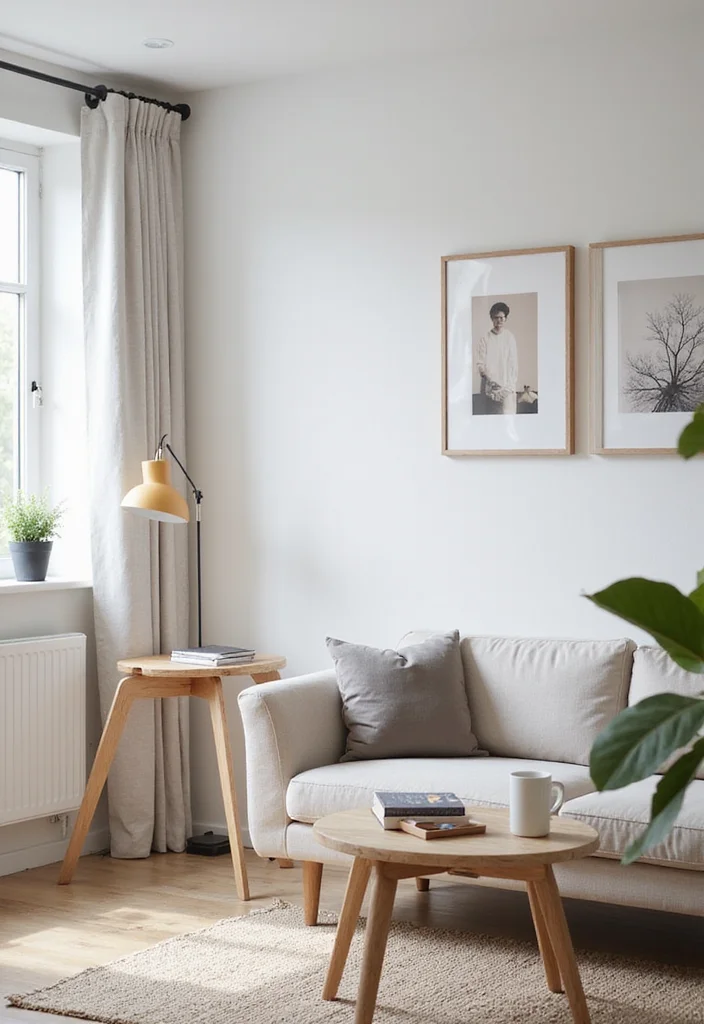 12 Home Office Ideas With Couch for Relaxed Multi Use Spaces 34 12 Home Office Ideas With Couch for Relaxed Multi Use Spaces - 4. Scandinavian Simplicity