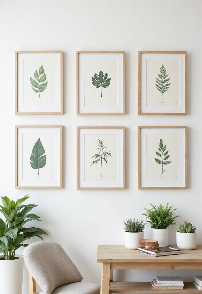 12 House Wall Decor Ideas for Stylish Everyday Living 1 12 House Wall Decor Ideas for Stylish Everyday Living - 1. Botanical Prints