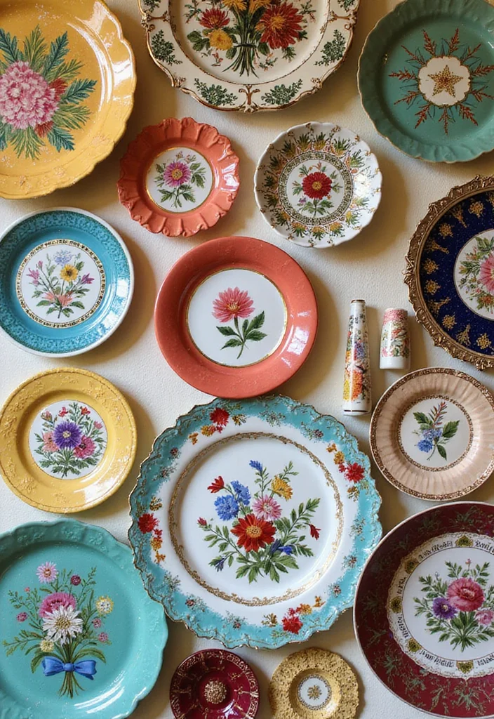 12 House Wall Decor Ideas for Stylish Everyday Living 100 12 House Wall Decor Ideas for Stylish Everyday Living - 10. Vintage Plates and Platters