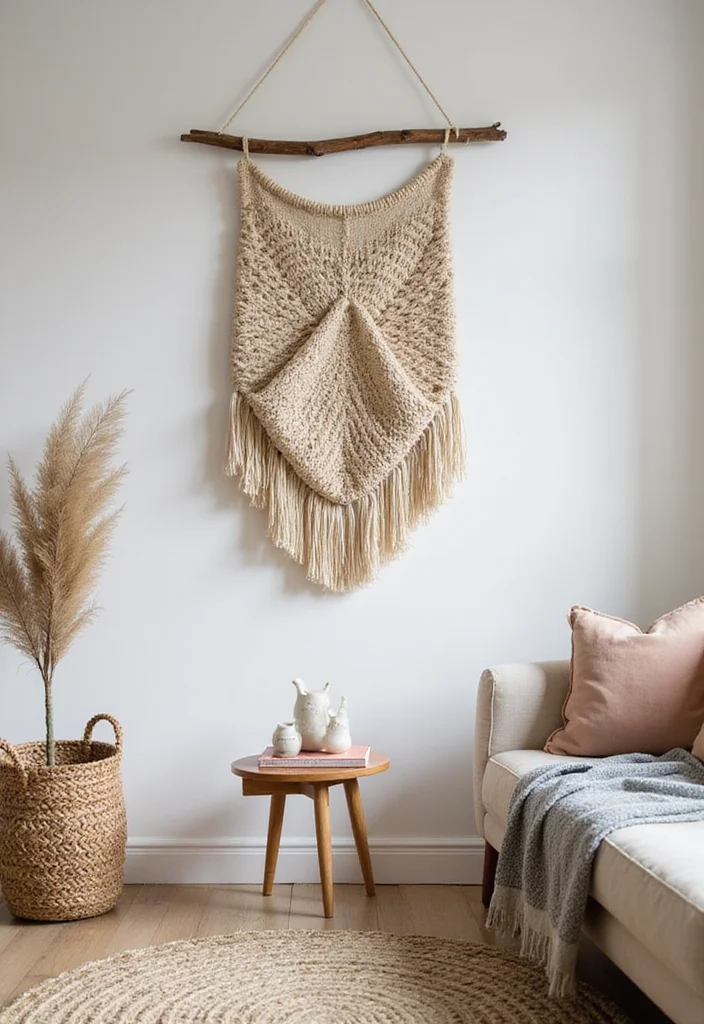 12 House Wall Decor Ideas for Stylish Everyday Living 89 12 House Wall Decor Ideas for Stylish Everyday Living - 9. Woven Wall Hangings