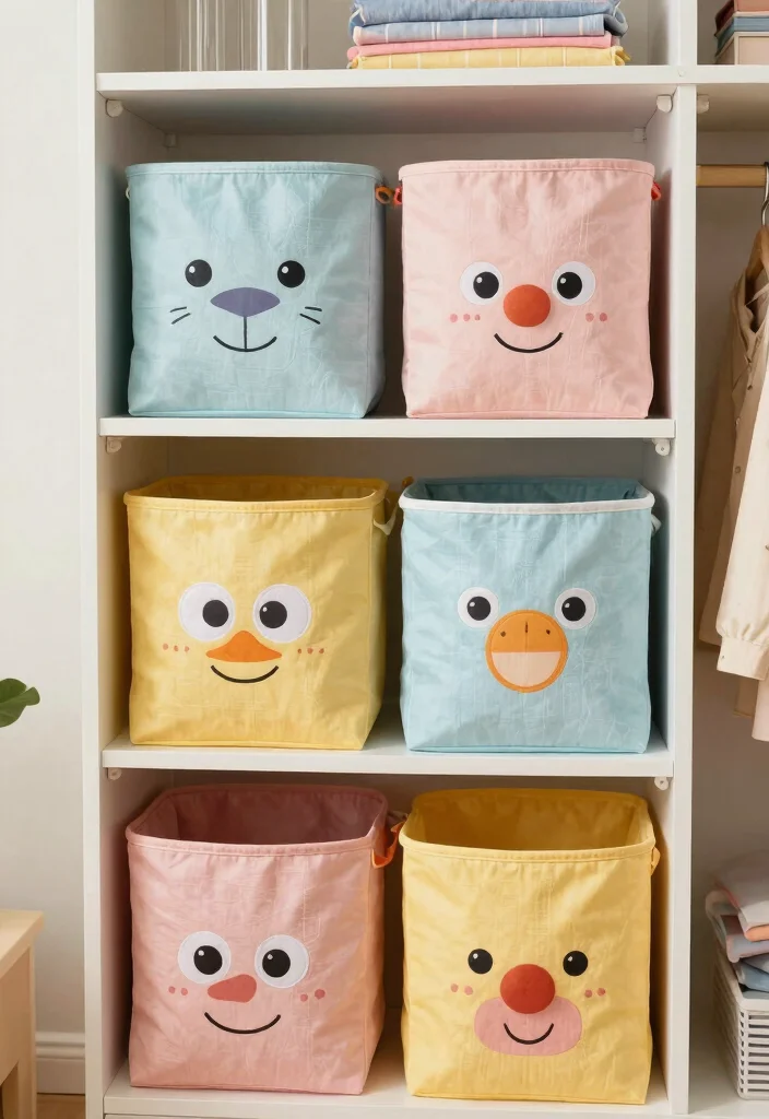 12 Kids Closet Organization Ideas to Keep Clothes and Toys Tidy 100 12 Kids Closet Organization Ideas to Keep Clothes and Toys Tidy - 10. Fun Themed Storage 1