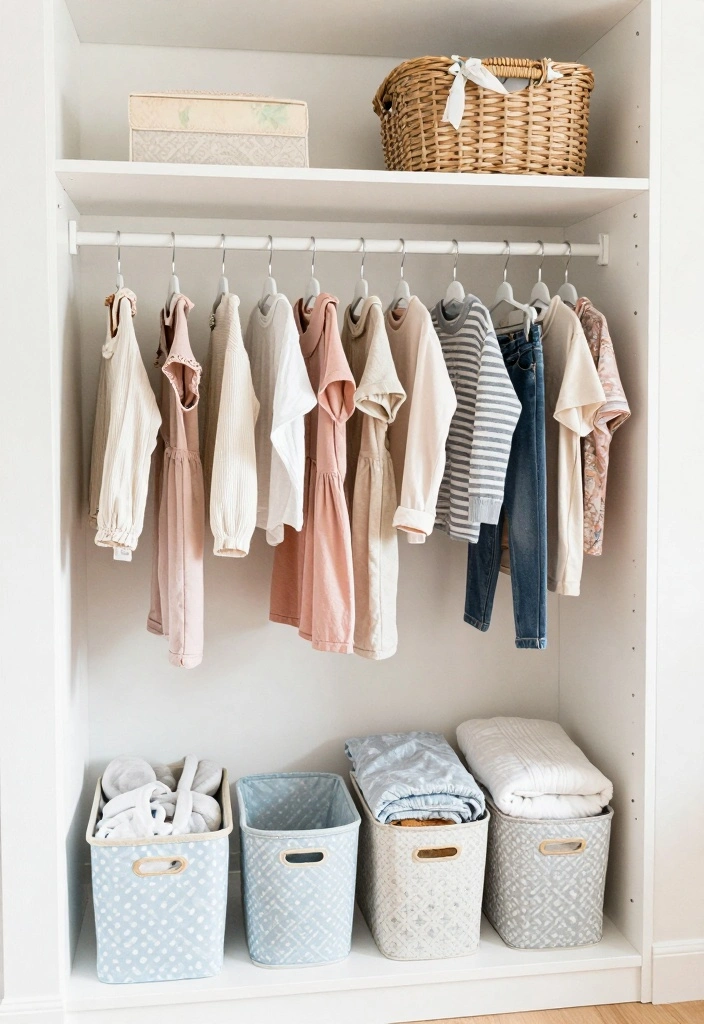 12 Kids Closet Organization Ideas to Keep Clothes and Toys Tidy 34 12 Kids Closet Organization Ideas to Keep Clothes and Toys Tidy - 4. Rotating Seasonal Wardrobe 1