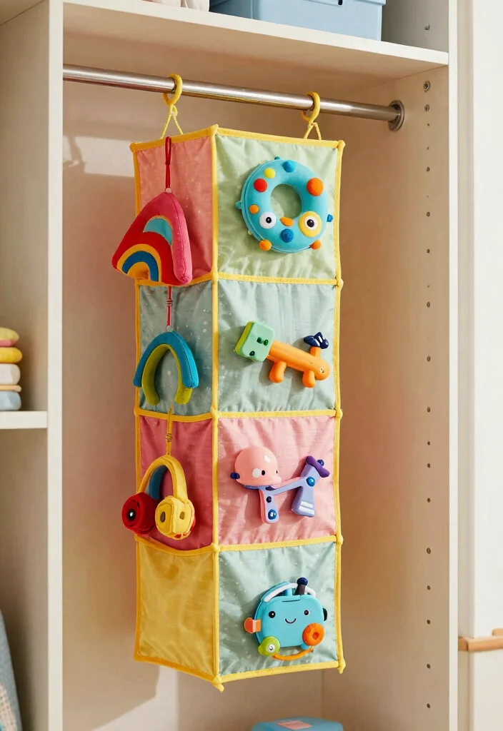 12 Kids Closet Organization Ideas to Keep Clothes and Toys Tidy 45 12 Kids Closet Organization Ideas to Keep Clothes and Toys Tidy - 5. DIY Hanging Organizers 1