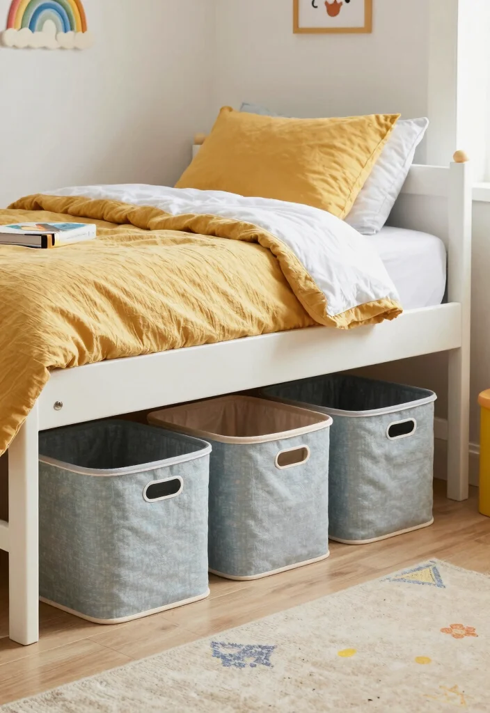 12 Kids Closet Organization Ideas to Keep Clothes and Toys Tidy 56 12 Kids Closet Organization Ideas to Keep Clothes and Toys Tidy - 6. Under-Bed Storage Solutions 1