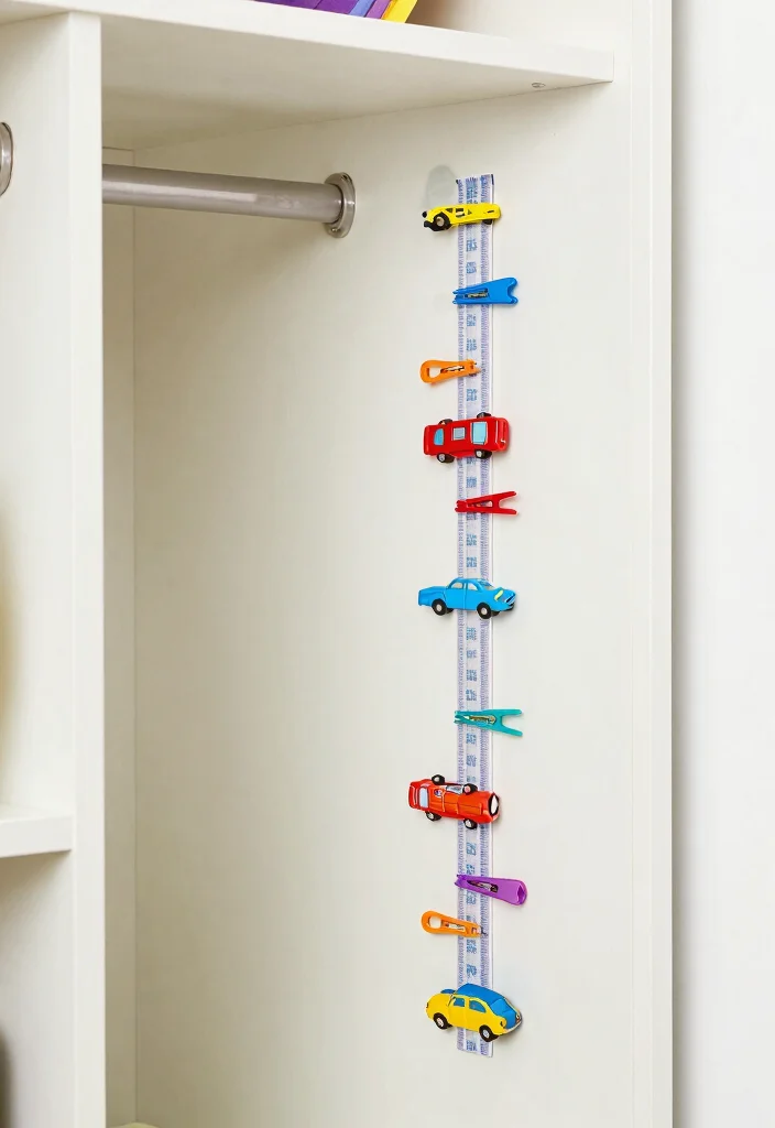 12 Kids Closet Organization Ideas to Keep Clothes and Toys Tidy 89 12 Kids Closet Organization Ideas to Keep Clothes and Toys Tidy - 9. Magnetic Strip for Small Items 1