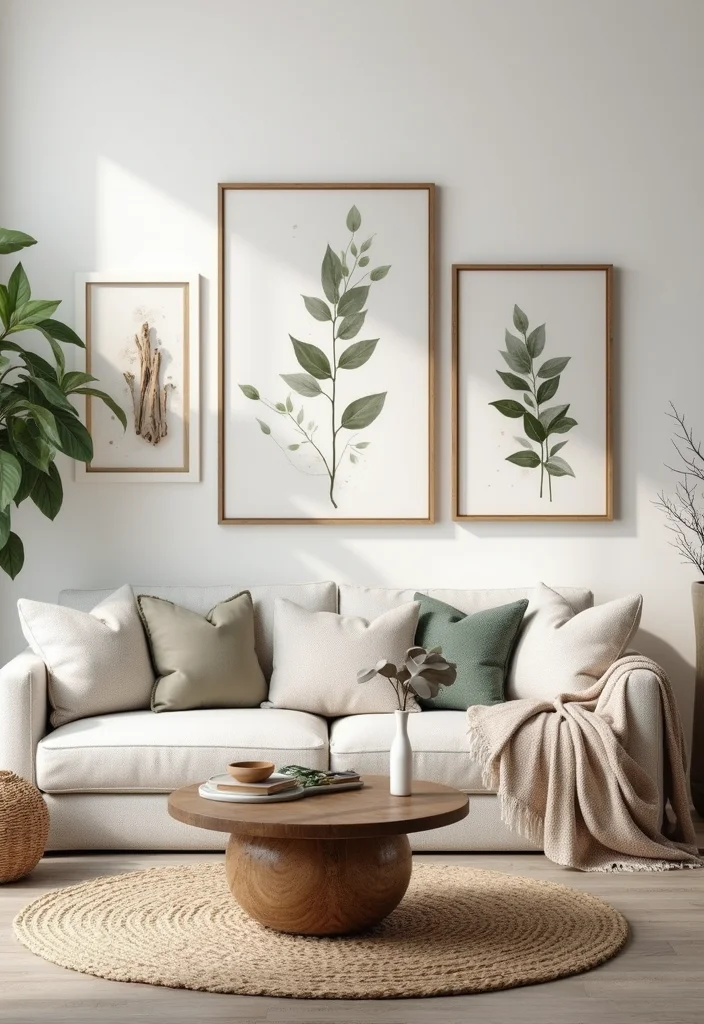 12 Modern Farmhouse Wall Decor Ideas for Warm Updated Charm 45 12 Modern Farmhouse Wall Decor Ideas for Warm Updated Charm - 5. Natural Element Artwork