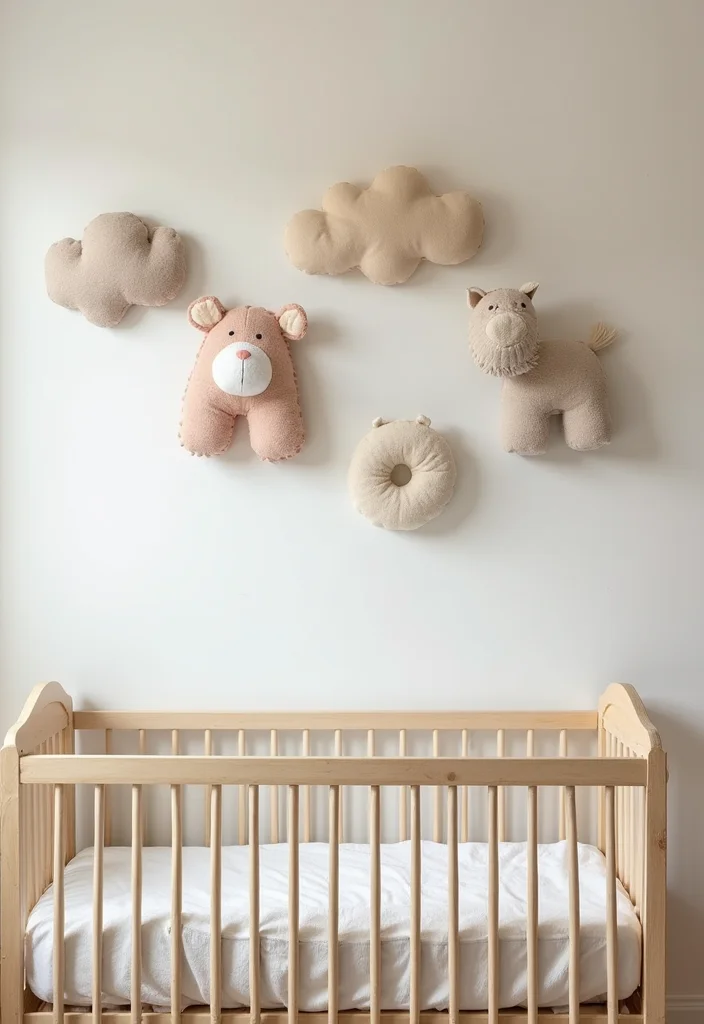 12 Nursery Wall Decor Ideas for Soft Playful Themes 1 12 Nursery Wall Decor Ideas for Soft Playful Themes - 1. Soft Fabric Wall Hangings