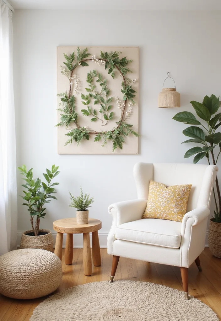 12 Nursery Wall Decor Ideas for Soft Playful Themes 78 12 Nursery Wall Decor Ideas for Soft Playful Themes - 8. DIY Nature Collage